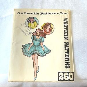 Square Dance Dress Vintage Sewing Pattern.